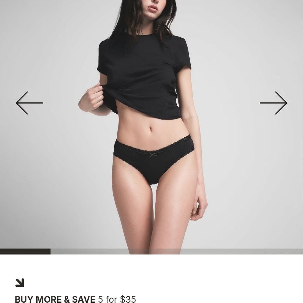 Skims Black Women's Intimate Briefs
